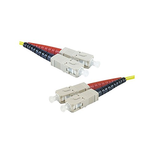 Connect 392323 fibre optic cable 5 m 2x SC OS2 Yellow