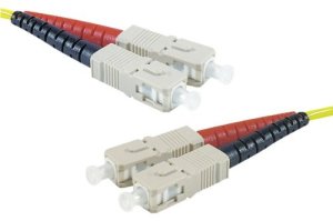 Connect 392327 fibre optic cable 15 m 2x SC OS2 Yellow