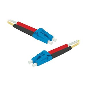 Connect 392350 fibre optic cable 1 m 2x LC OS2 Yellow