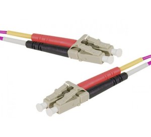 LC-UPC/LC-UPC duplex multimode OM4 50/125 Fiber patch cable erika, 2 m