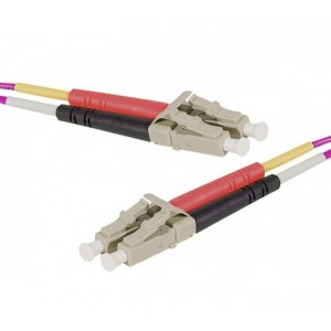 ProConnectLite Fibre Duplex OM4 LSZH LC/LC Pink-0.5m