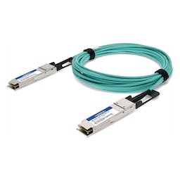 AddOn Networks 40G-QSFP-QSFP-AOC-0201-AO InfiniBand/fibre optic cable 2 m QSFP+ Green