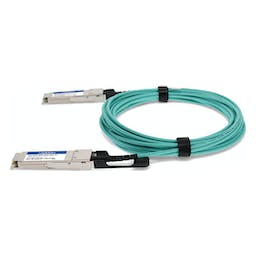 AddOn Networks 40G-QSFP-QSFP-AOC-0201-AO InfiniBand/fibre optic cable 2 m QSFP+ Green