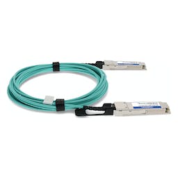 AddOn Networks 40G-QSFP-QSFP-AOC-0201-AO InfiniBand/fibre optic cable 2 m QSFP+ Green