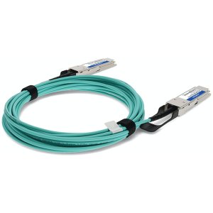 AddOn Networks 40G-QSFP-QSFP-AOC-0301-AO InfiniBand/fibre optic cable 3 m QSFP+ Green