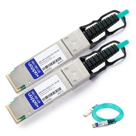 Brocade Compatible TAA Compliant 40GBase-AOC QSFP+ Active Optical Cable (850nm, MMF, 7m)