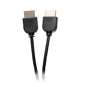 0.3m Flexible High Speed HDMI Cable with Low Profile Connectors - 4K 60Hz