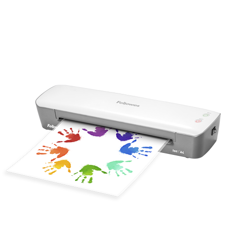 Fellowes A4 Laminator Machine Ion A4 Laminating Machine 80 to 125 Micron 10 Laminating Pouch Starter Pack Included