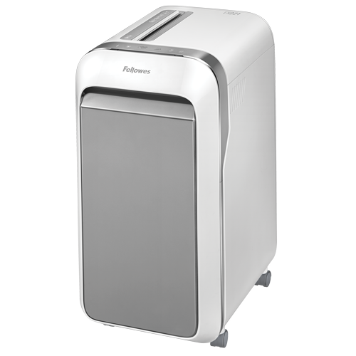 Fellowes LX Series Paper Shredder LX221 20 Sheet Micro Cut Shredder with 30 Litre Pull Out Bin Superior Security P5 White