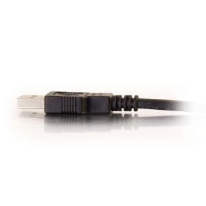 6.6ft (2m) USB 2.0 A Male to A Female Extension Cable - Black