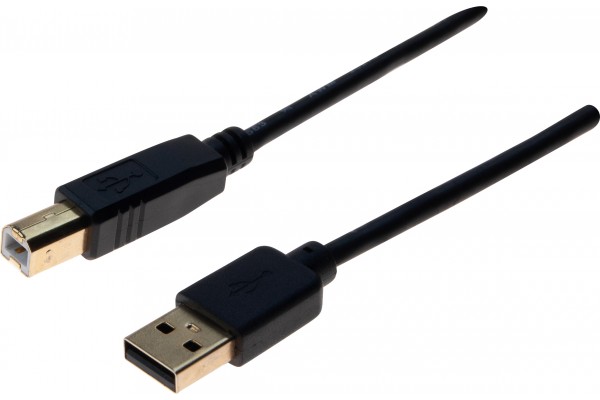 Hypertec 532430-HY USB cable USB 2.0 1.5 m USB A USB B Black