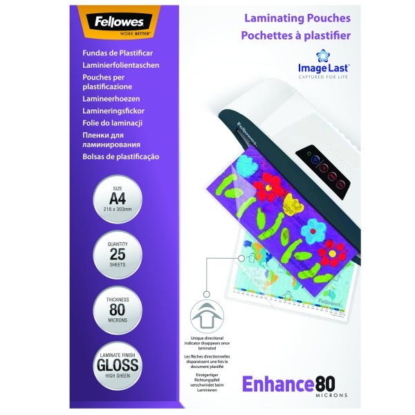 ImageLast A4 80 Micron Laminating Pouch - 25 pack