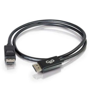 3ft DisplayPort Cable with Latches M/M, Black