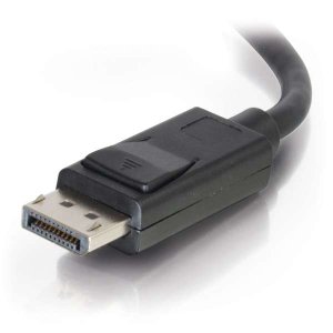 3ft DisplayPort Cable with Latches M/M, Black