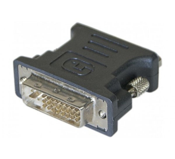 DVI-I - VGA, M/F, Black