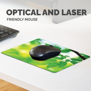 Fellowes Earth Series Mousepad Leaves