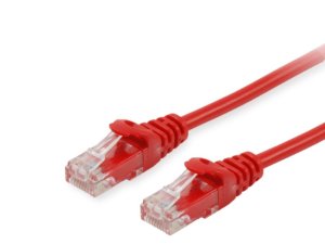 Equip Cat.6A U/UTP Patch Cable, 0.5m, Red