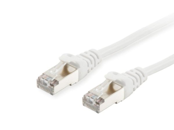 Equip Cat.6A S/FTP Patch Cable, 0.5m, White