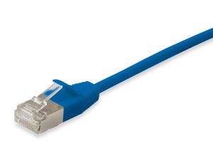 Equip Cat.6A F/FTP Slim Patch Cable, 1m, Blue