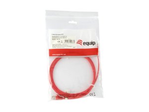 Equip Cat.6A F/FTP Slim Patch Cable, 2m, Red