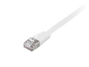 Equip Cat.6A U/FTP Flat Patch Cable, 1.0m, White