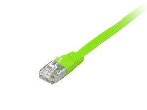 Equip Cat.6A U/FTP Flat Patch Cable, 3.0m, Green