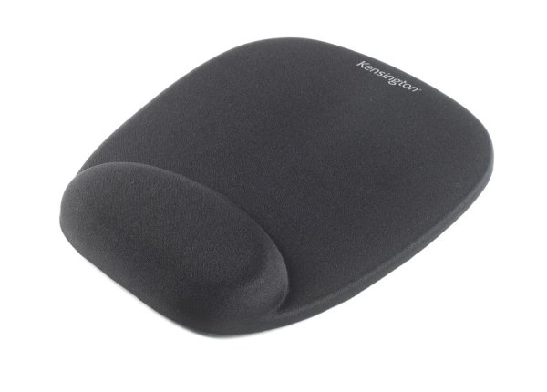 Kensington Foam Mouse Pad with Integrated Wrist Support - Black