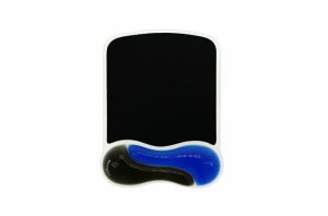 Kensington Duo Gel Mouse Pad with Integrated Wrist Support - Blue/Smoke