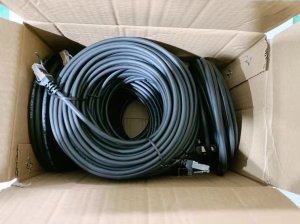 Equip Cat.6 S/FTP Patch Cable, 0.25m, Black, 100pcs/set