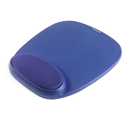 Kensington Foam Mouse Pad with Integrated Wrist Support - Blue