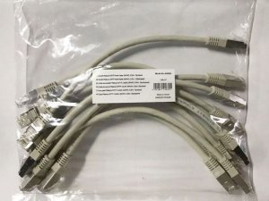 Equip Cat.6A Platinum S/FTP Patch Cable, Grey, 0.25m , 10pcs/set