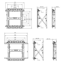 Equip 19"-55" Push-In Pop-Out TV Wall Mount Bracket