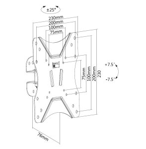 Equip 23"-42" Pivoting TV Wall Mount Bracket