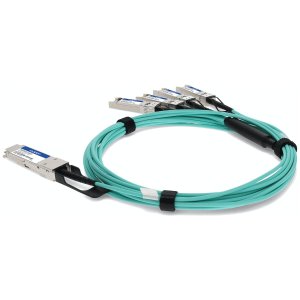 AddOn Networks 721070-B21-2M-AO InfiniBand/fibre optic cable QSFP+ 4x SFP+ AOC Green