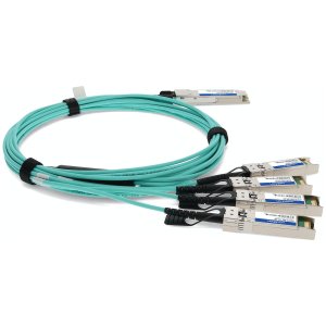 AddOn Networks 721070-B21-5M-AO InfiniBand/fibre optic cable QSFP+ 4x SFP+ AOC Green