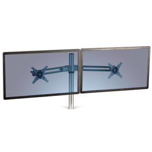 Fellowes 8042901 monitor mount / stand 66 cm (26") Silver Desk