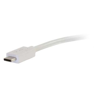 C2G USB 3.1 USB C to HDMI Audio/Video Adapter - USB Type C to HDMI White