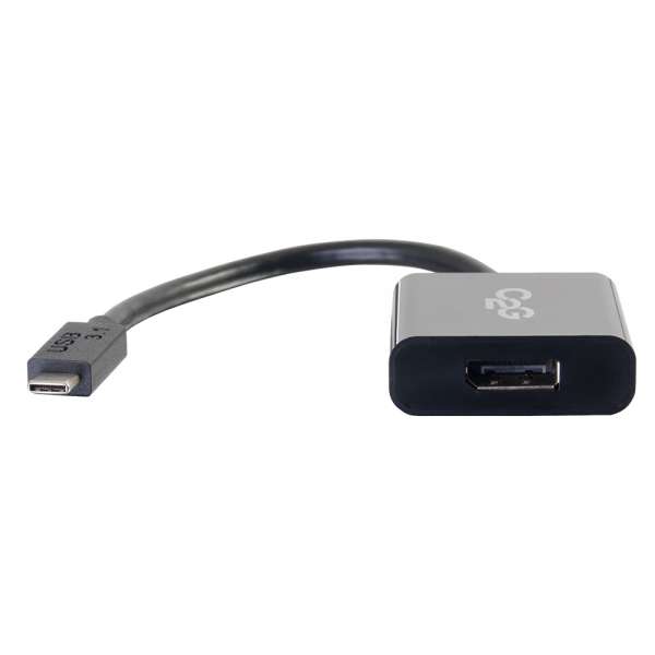 C2G USB C to DisplayPort Adapter Converter - USB Type C to DisplayPort Black