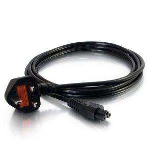 C2G 2m UK Laptop Power Cord (BS 1363 to IEC 60320 C5)