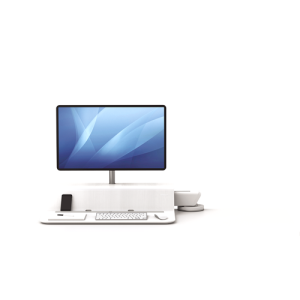 Fellowes Lotus RT Sit-Stand Workstation – Single White