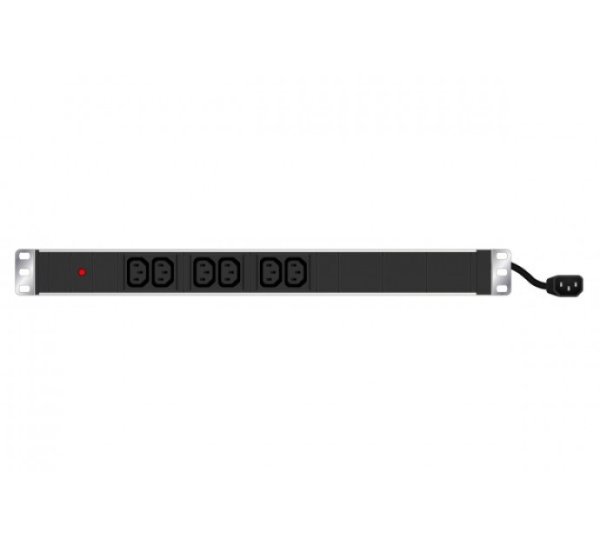 ProConnectLite® 19" 1U 6 way PDU-C14 to 6 x C13