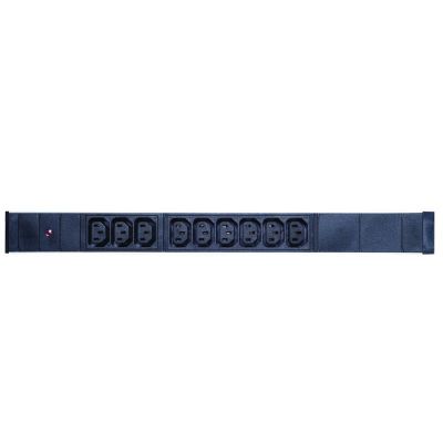 19" - 9 WAYS - IEC C13 PDU W/LED POWER - 1U