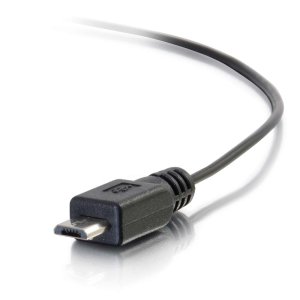 C2G 81708 USB cable 0.46 m USB 2.0 USB A Micro-USB B Black