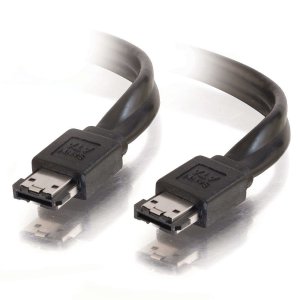 C2G 2m External Serial ATA Cable SATA cable eSATA Black