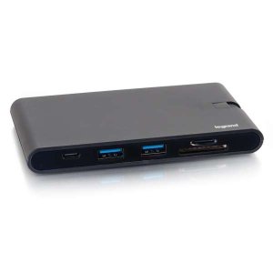 C2G 82117 laptop dock/port replicator USB 2.0 Type-C Black