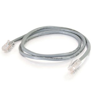 C2G 1m Cat5e Non-Booted Unshielded (UTP) Network Patch Cable - Grey