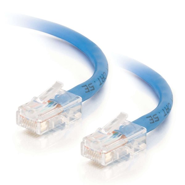 C2G 1m Cat5e Non-Booted Unshielded (UTP) Network Patch Cable - Blue