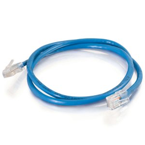 C2G 1m Cat5e Non-Booted Unshielded (UTP) Network Patch Cable - Blue