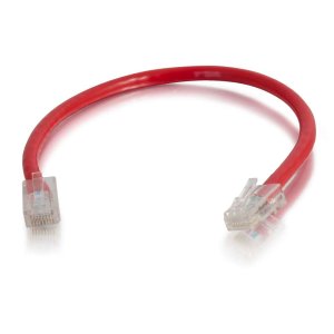 C2G 0.5m Cat5e Non-Booted Unshielded (UTP) Network Patch Cable - Red