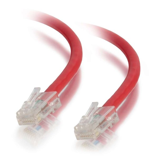 C2G 1m Cat5e Non-Booted Unshielded (UTP) Network Patch Cable - Red